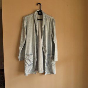 SOMETHING NAVY size S light blue flowered robe jacket from Nordstrom